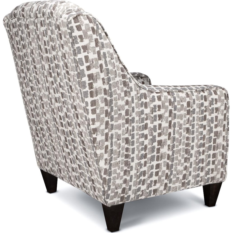 bonnie mink accent chair   