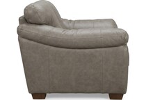 bosco mushroom leather chair   