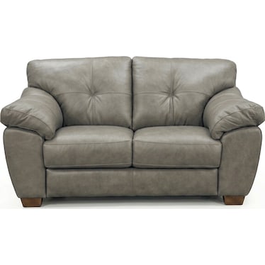BOSCO LEATHER LOVESEAT