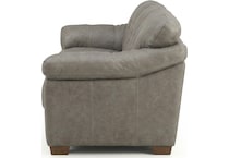 bosco mushroom leather sofa   