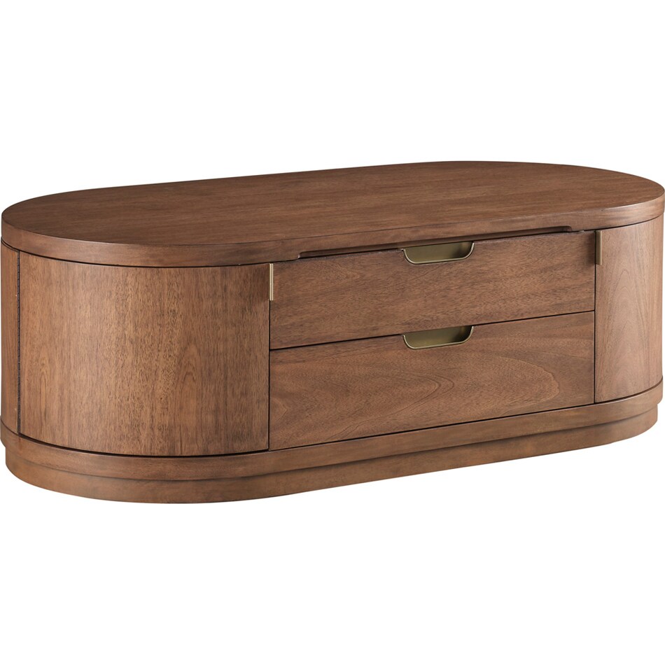 boston spiced caramel cocktail table lift top   