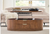 boston spiced caramel cocktail table lift top   