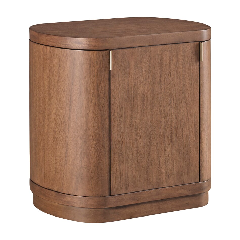 boston spiced caramel end table   