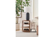 boston spiced caramel end table   