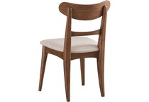 boston spiced caramel side chair   