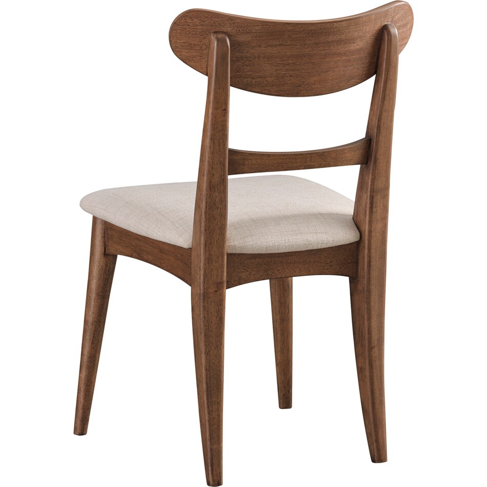 boston spiced caramel side chair   
