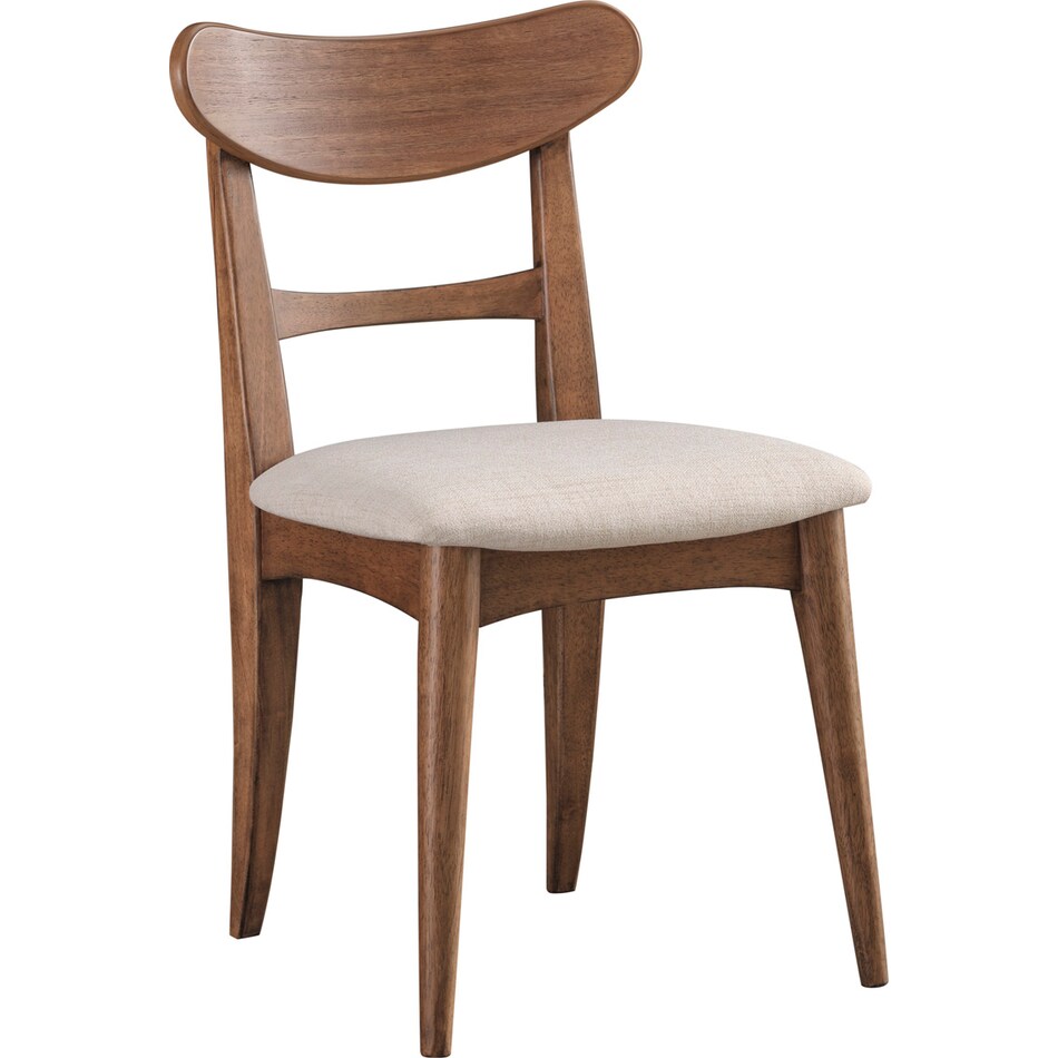 boston spiced caramel side chair   