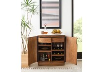 boston spiced caramel sideboard server   