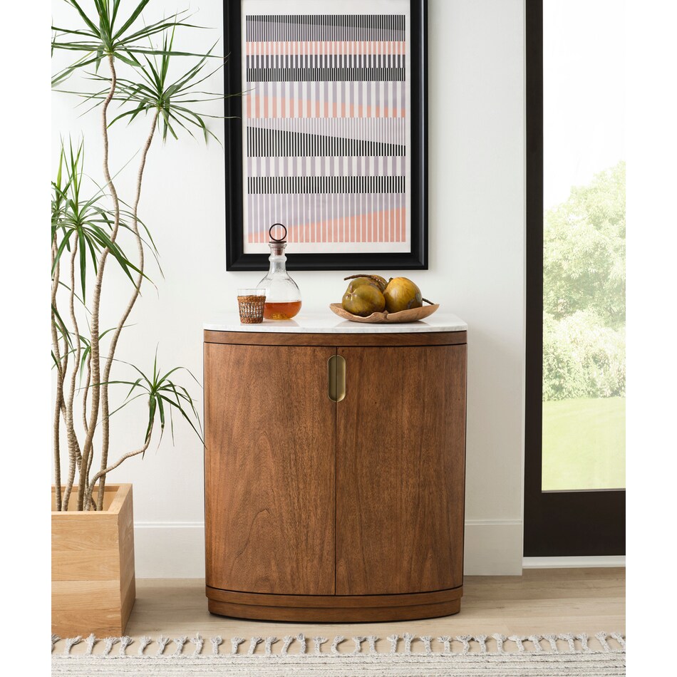 boston spiced caramel sideboard server   