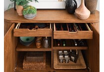 boston spiced caramel sideboard server   