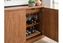 boston spiced caramel sideboard server   