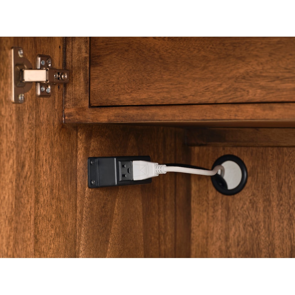 boston spiced caramel sideboard server   