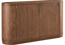 boston spiced caramel sideboard server   