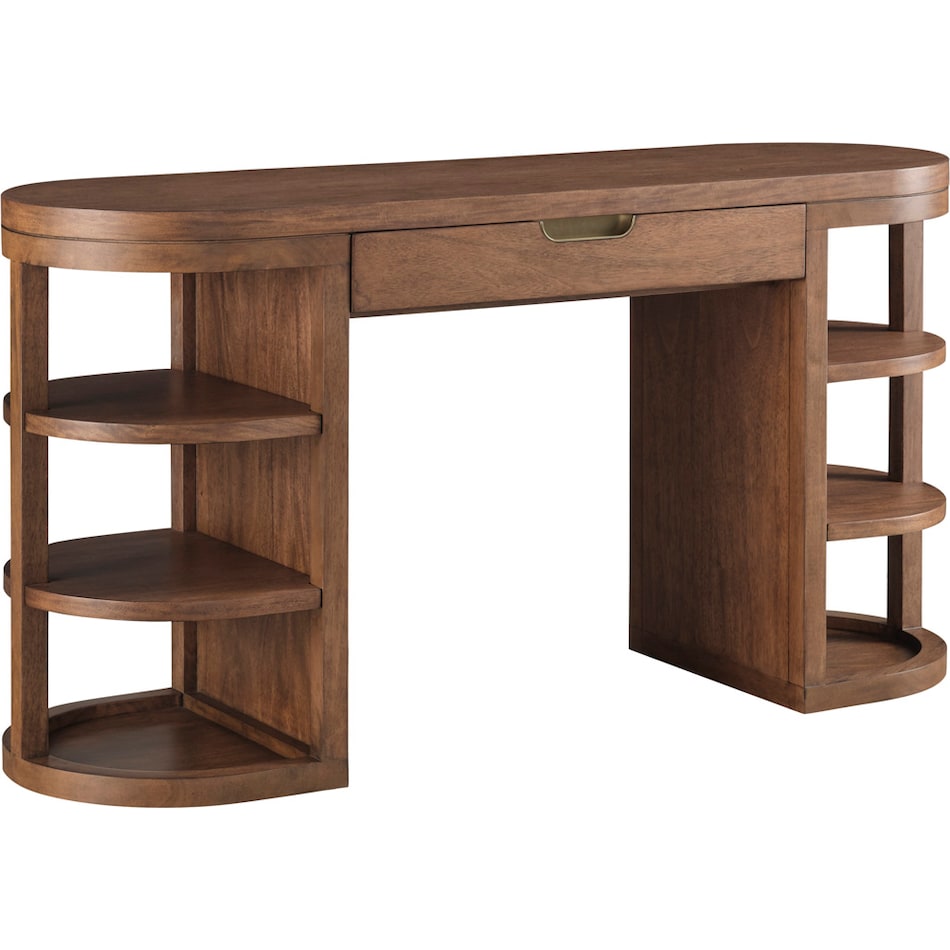boston spiced caramel sofa table   