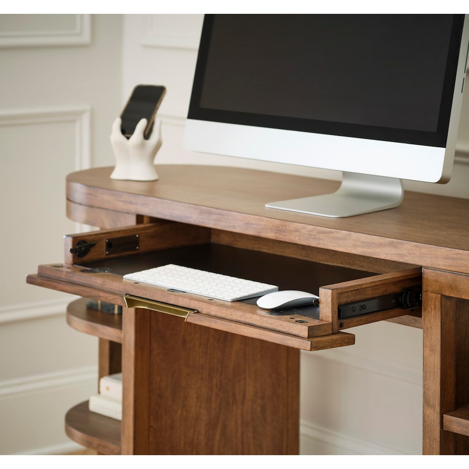 boston spiced caramel sofa table   