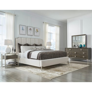 BOULEVARD QUEEN UPHOLSTEREDOLSTERED BED