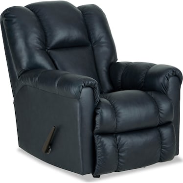 BOWEN LEATHER ROCKER RECLINER