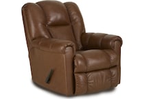 bowen saddle leather rocker recliner   
