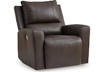 boxmere power leather recliner   