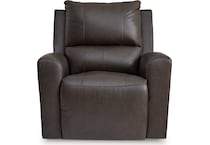 boxmere power leather recliner   