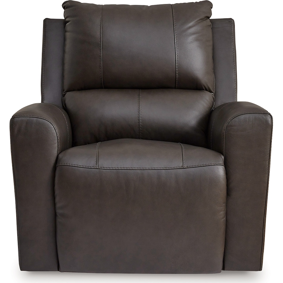 boxmere power leather recliner   