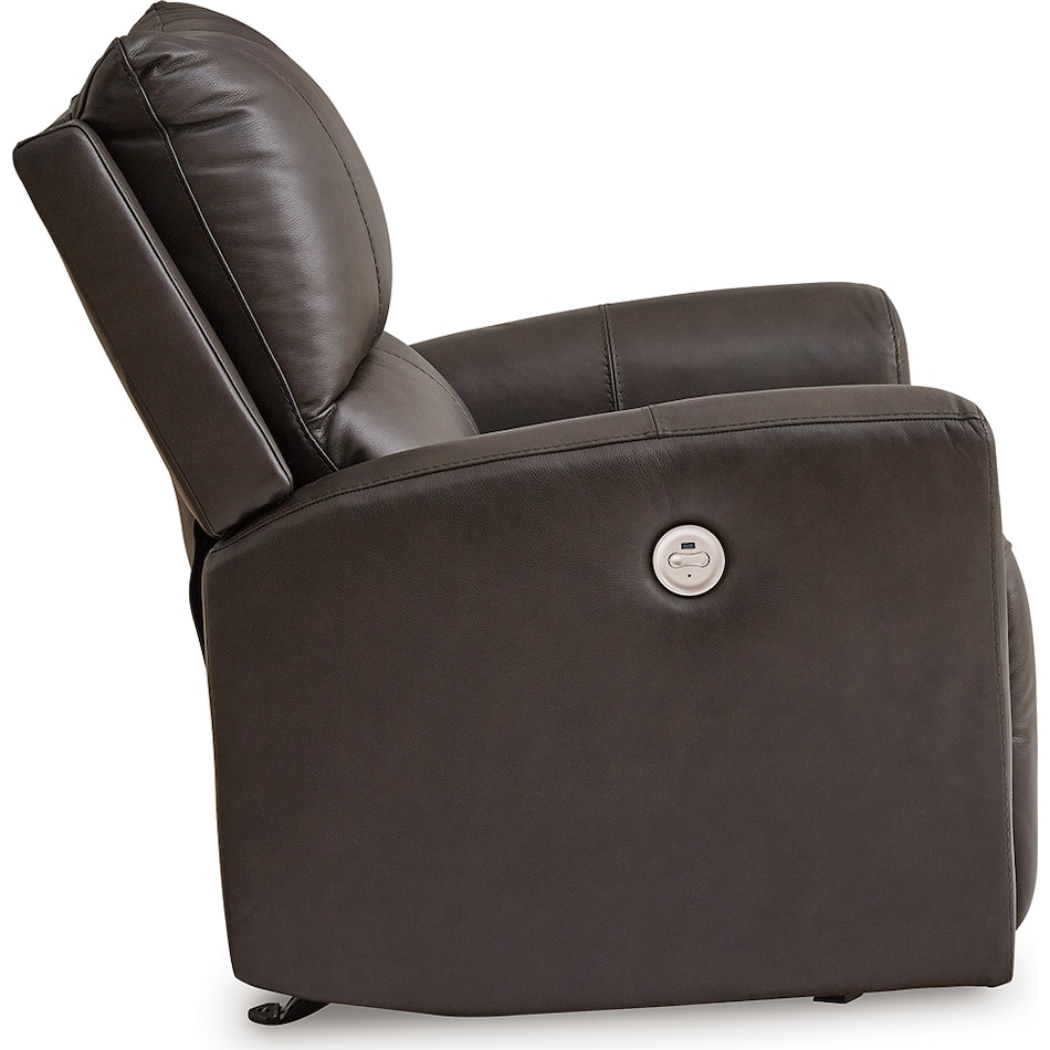 boxmere power leather recliner   