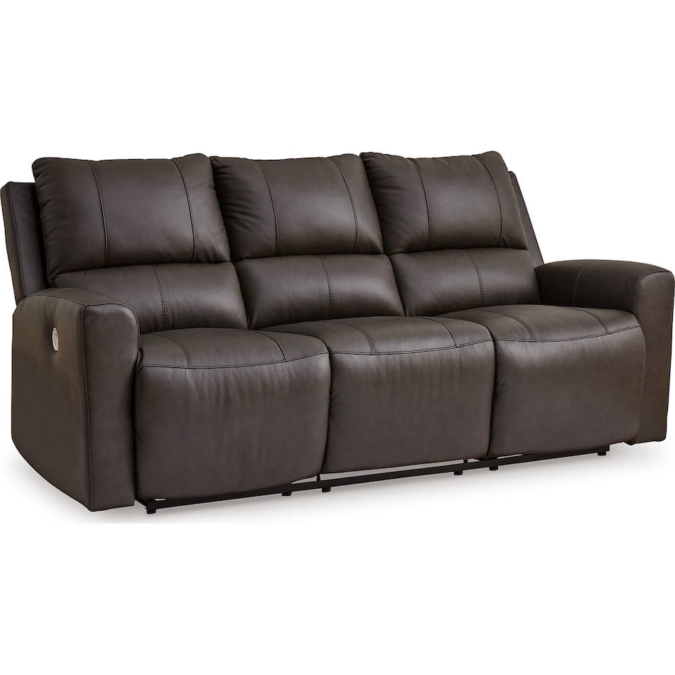 boxmere power leather reclining sofa   