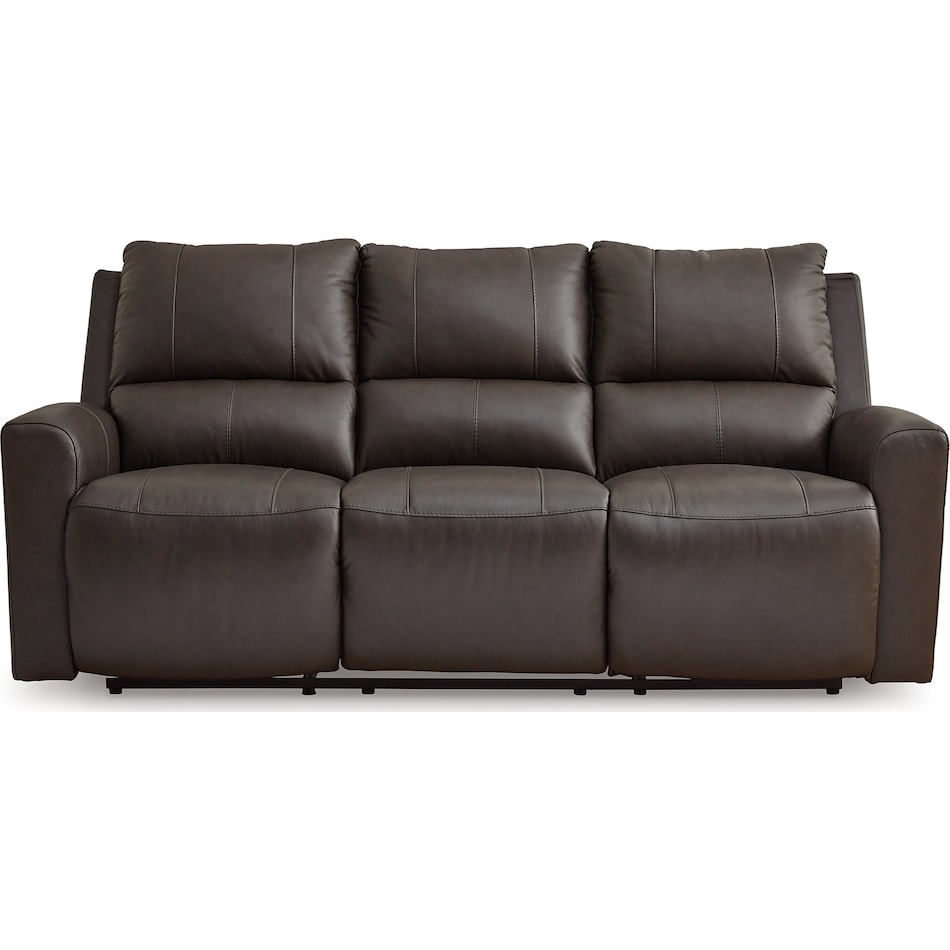 boxmere power leather reclining sofa   