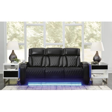 BOYINGTON LEATHER POWER RECLINING SOFA