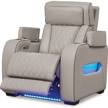 BOYINGTON LEATHER POWER RECLINER