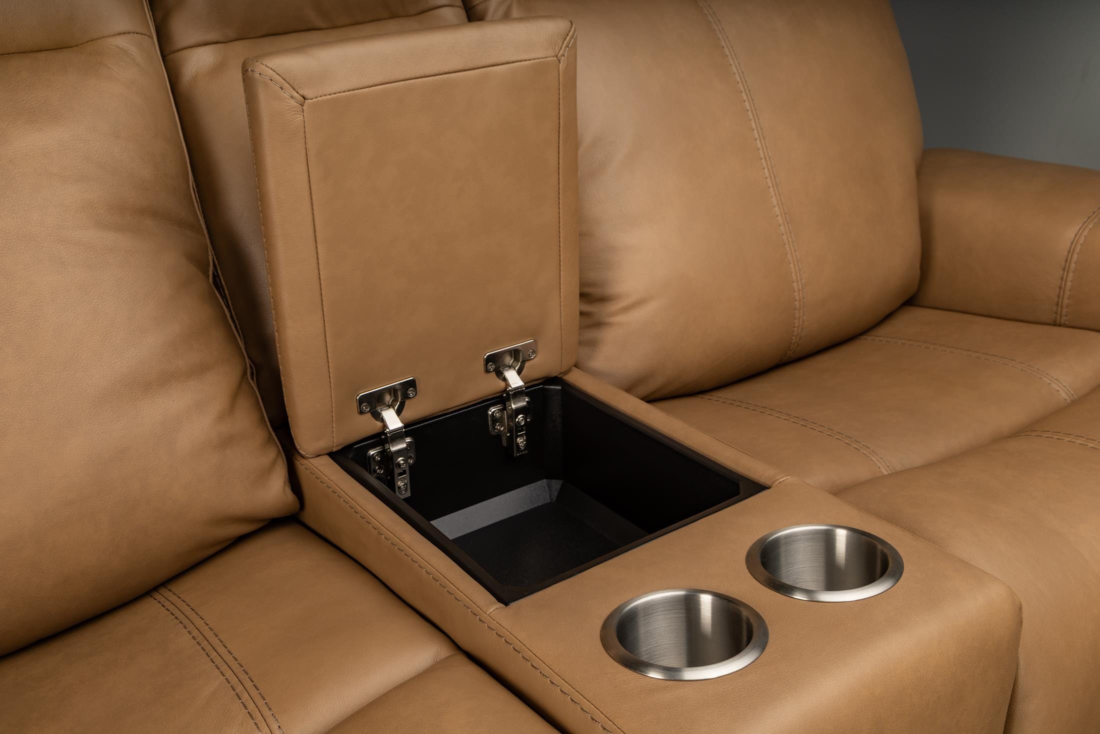 BOZEMAN LEATHER POWER RECLINING LOVESEAT BY FLEXSTEEL | Morris