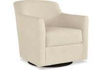 bradney linen accent chair   