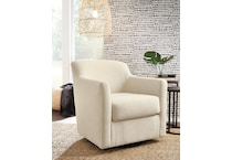 bradney linen accent chair   