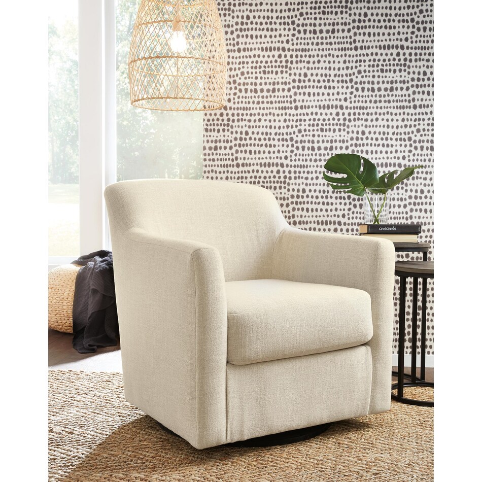 bradney linen accent chair   