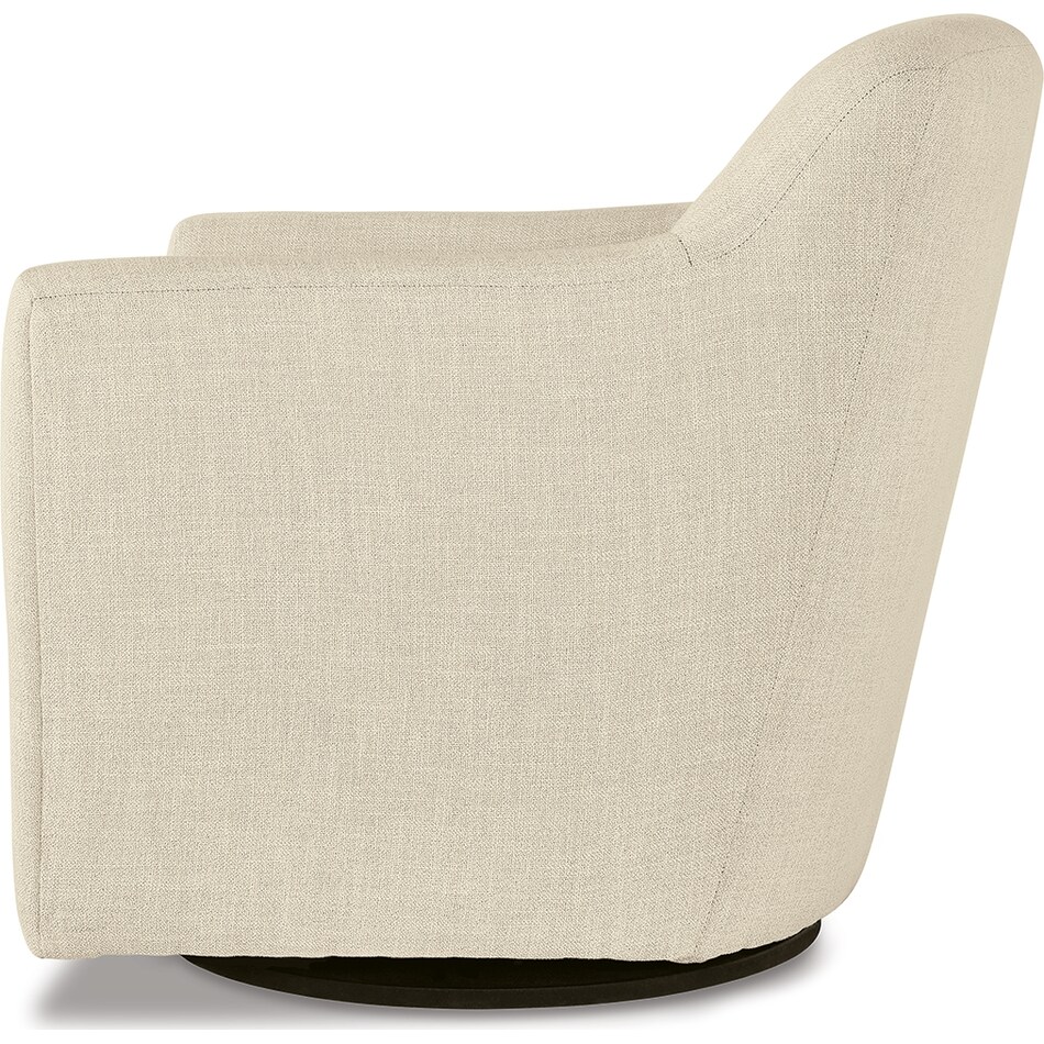 bradney linen accent chair   