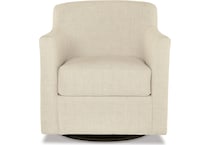 bradney linen accent chair   