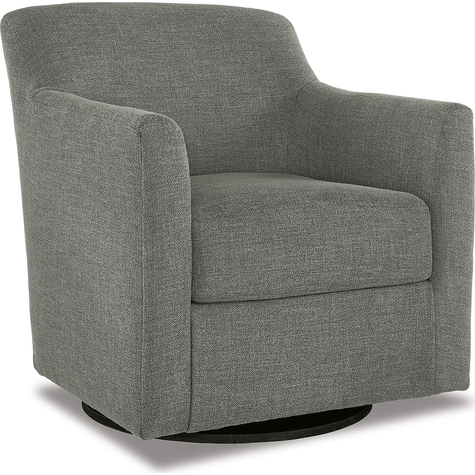bradney smoke accent chair   