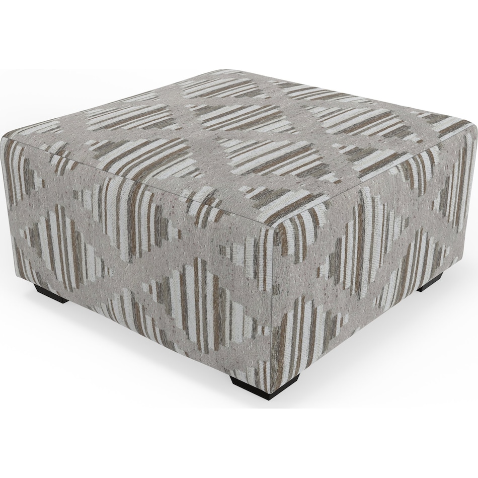 brantley linen ottoman   