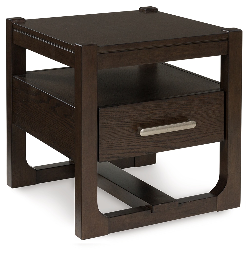Breckington End Table - Dark Brown Breckington End Table - Dark Brown