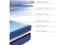 brenham ii hybrid firm mattress cal king   