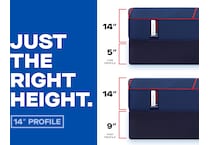 brenham ii hybrid firm mattress cal king   