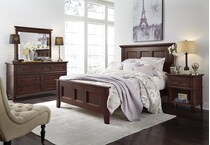 brentwood brown dresser   
