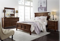 brentwood walnut chest   