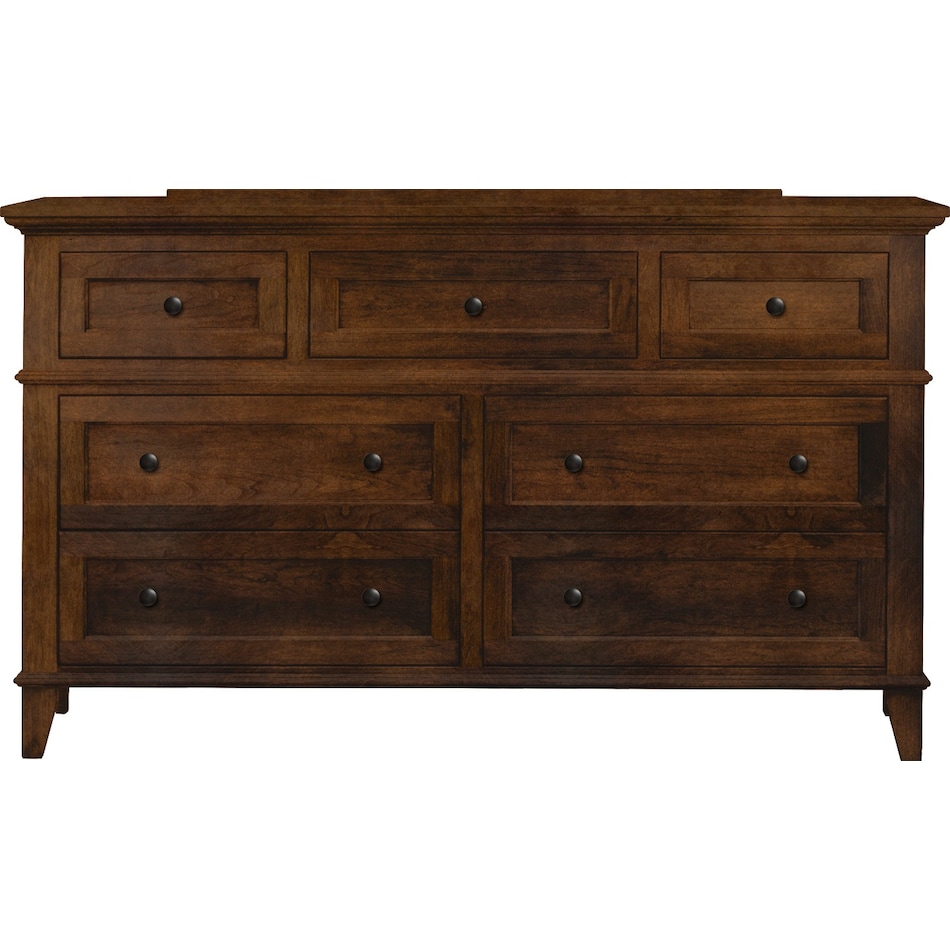 brentwood walnut dresser   