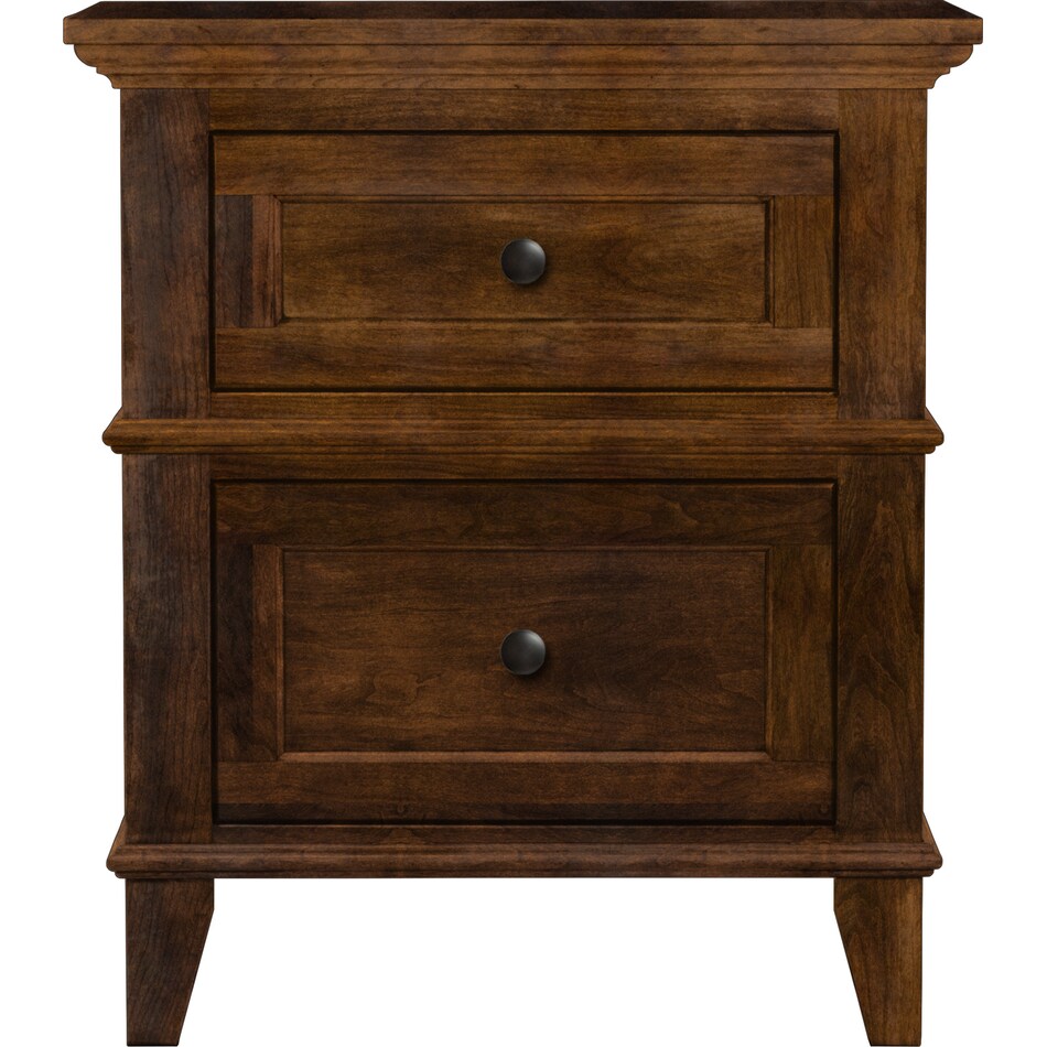 brentwood walnut nightstand   