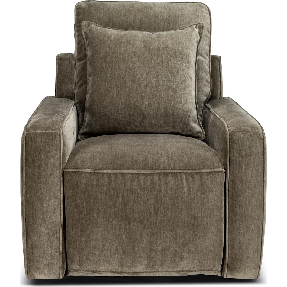 brianna grey power recliner   