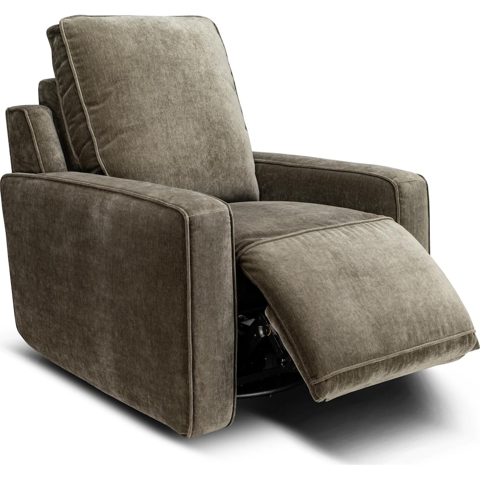 brianna grey power recliner   
