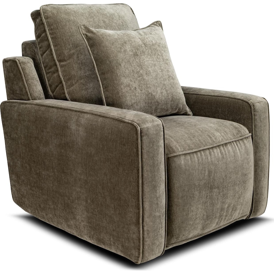 brianna grey power recliner   