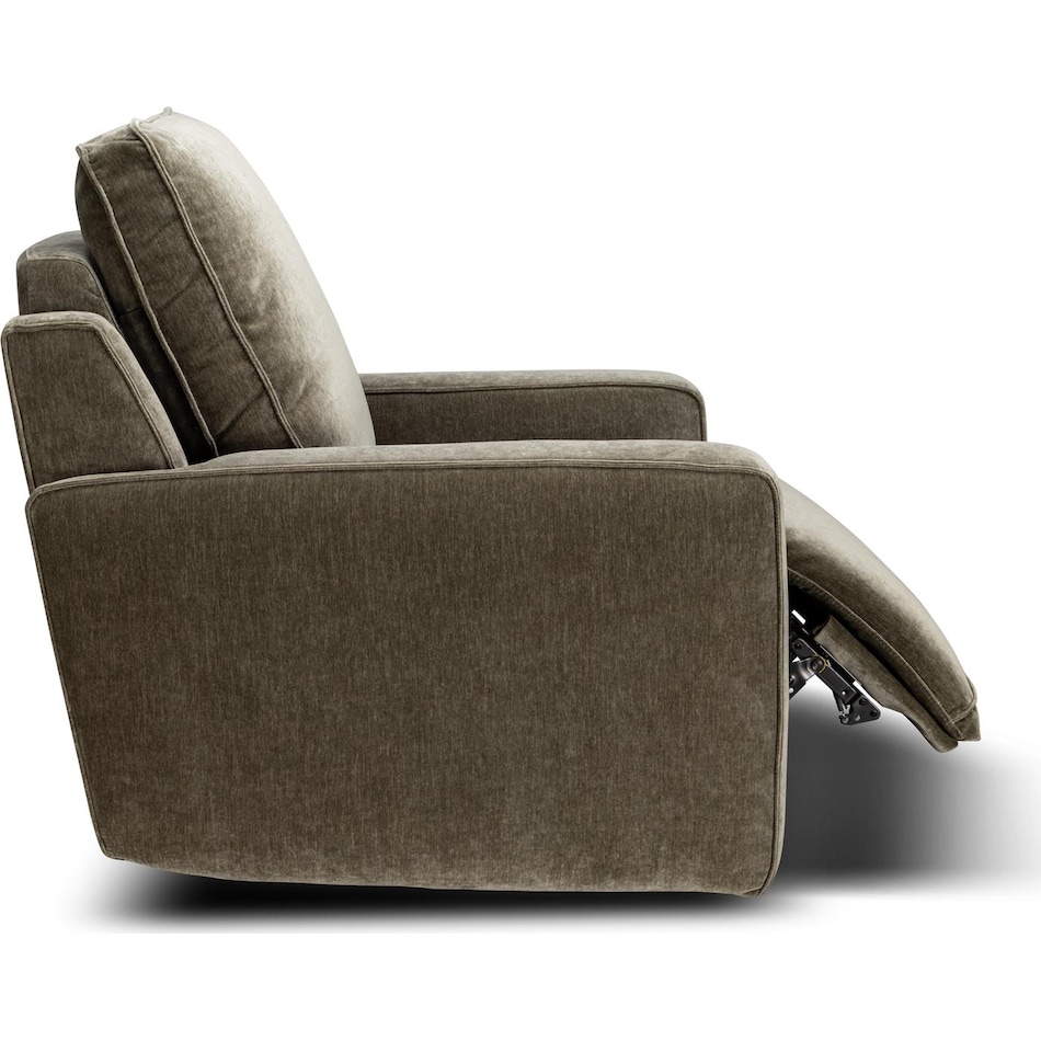 brianna grey power recliner   