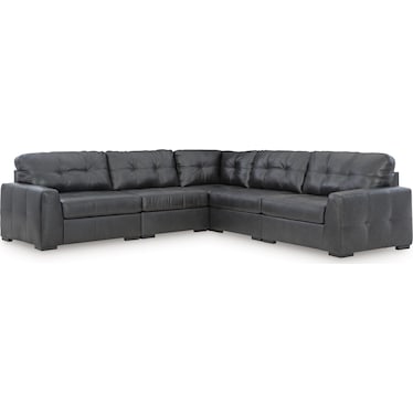 BRINDLEY PIER 5-PC LEATHER SECTIONAL